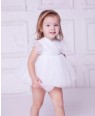 White Tuelle Baby Dress